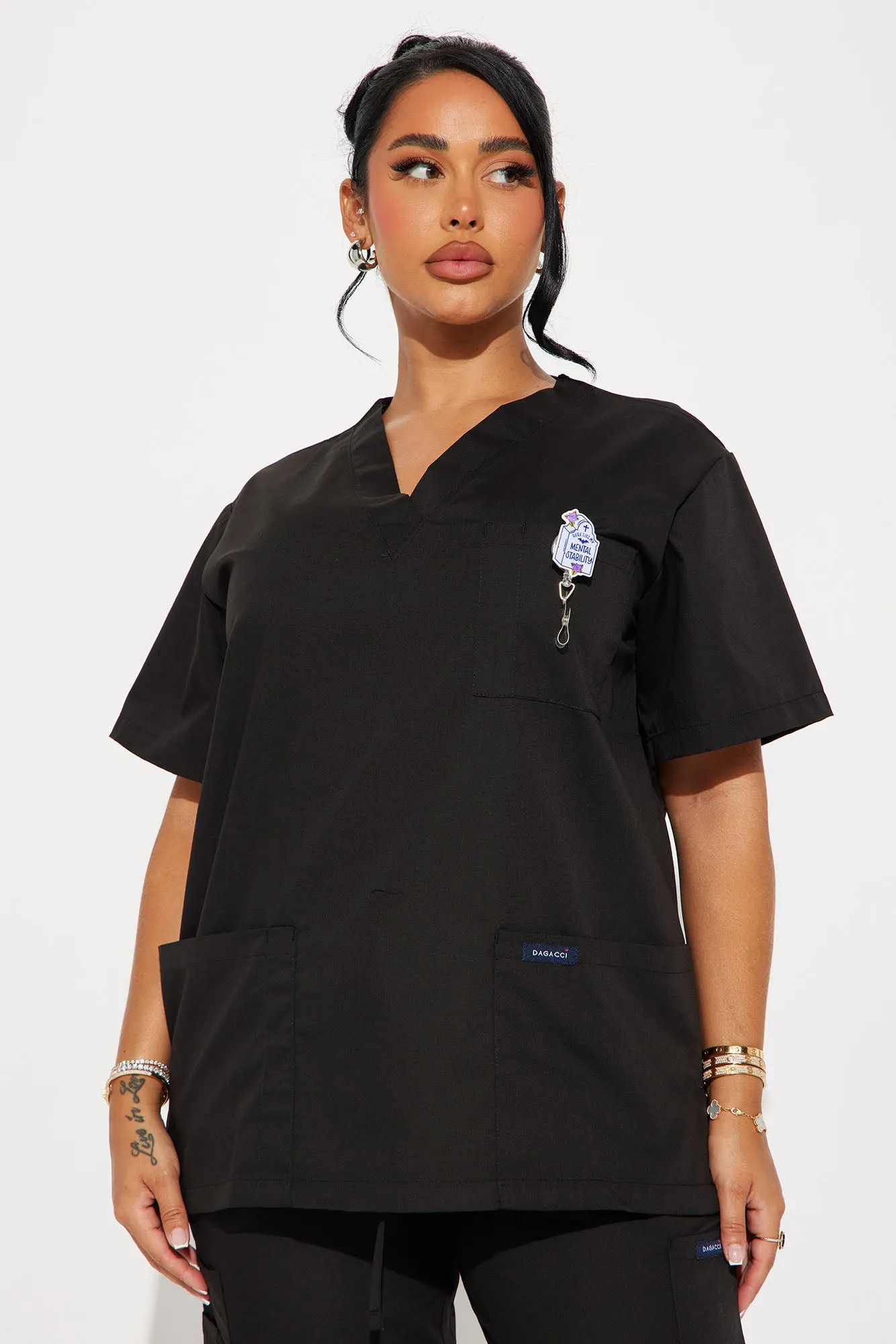 Baddie On Duty 2 Piece Nurse Badge - Multi Color