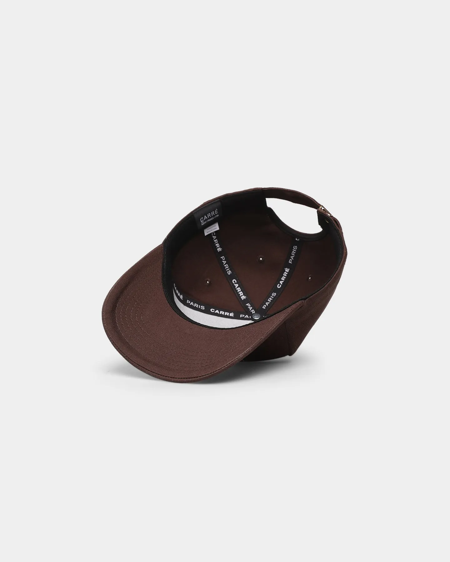 Carre Le Plaque Strapback Dark Brown