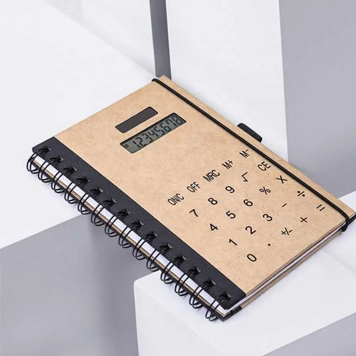 Customized logo Notebook Calculator-دفتر ملاحظات