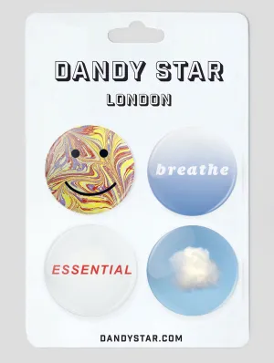 DANDY STAR BADGE SET  :  CLOUD
