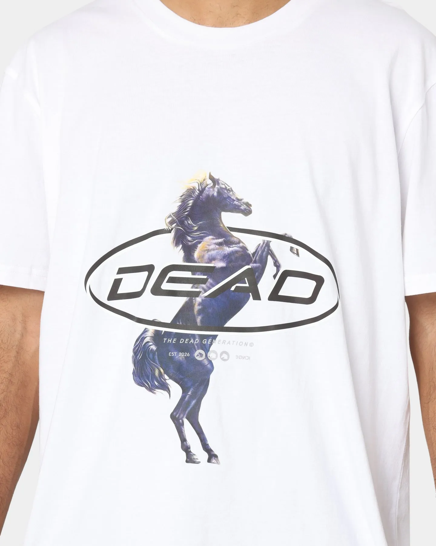 Dead Studios Till We Ride T-Shirt White/Black