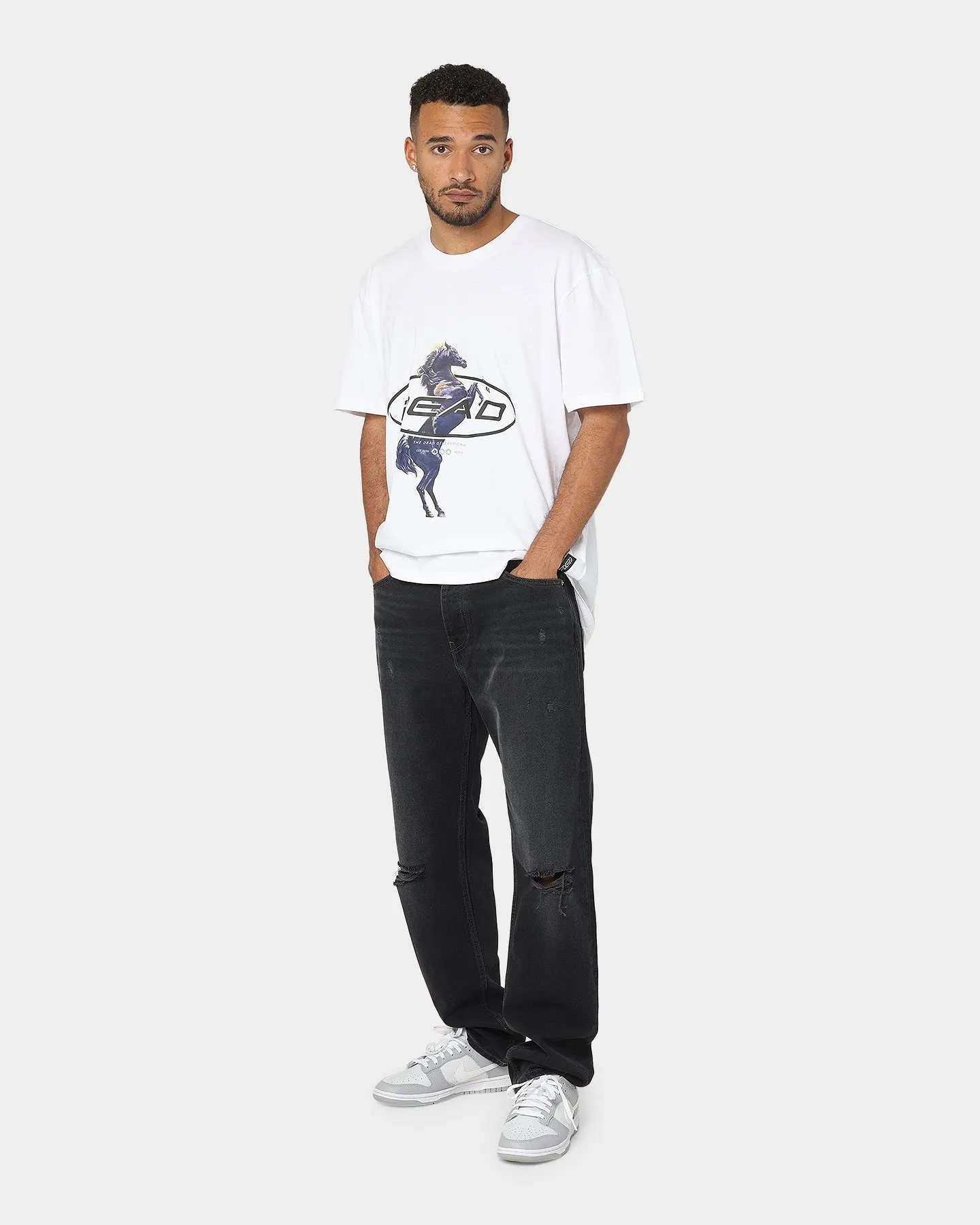 Dead Studios Till We Ride T-Shirt White/Black