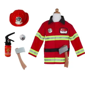 Firefighter Set Includes 5 Accessories, Size 5-6