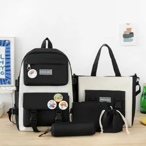 Five-Piece Schoolbag Student- حقيبة ظهر