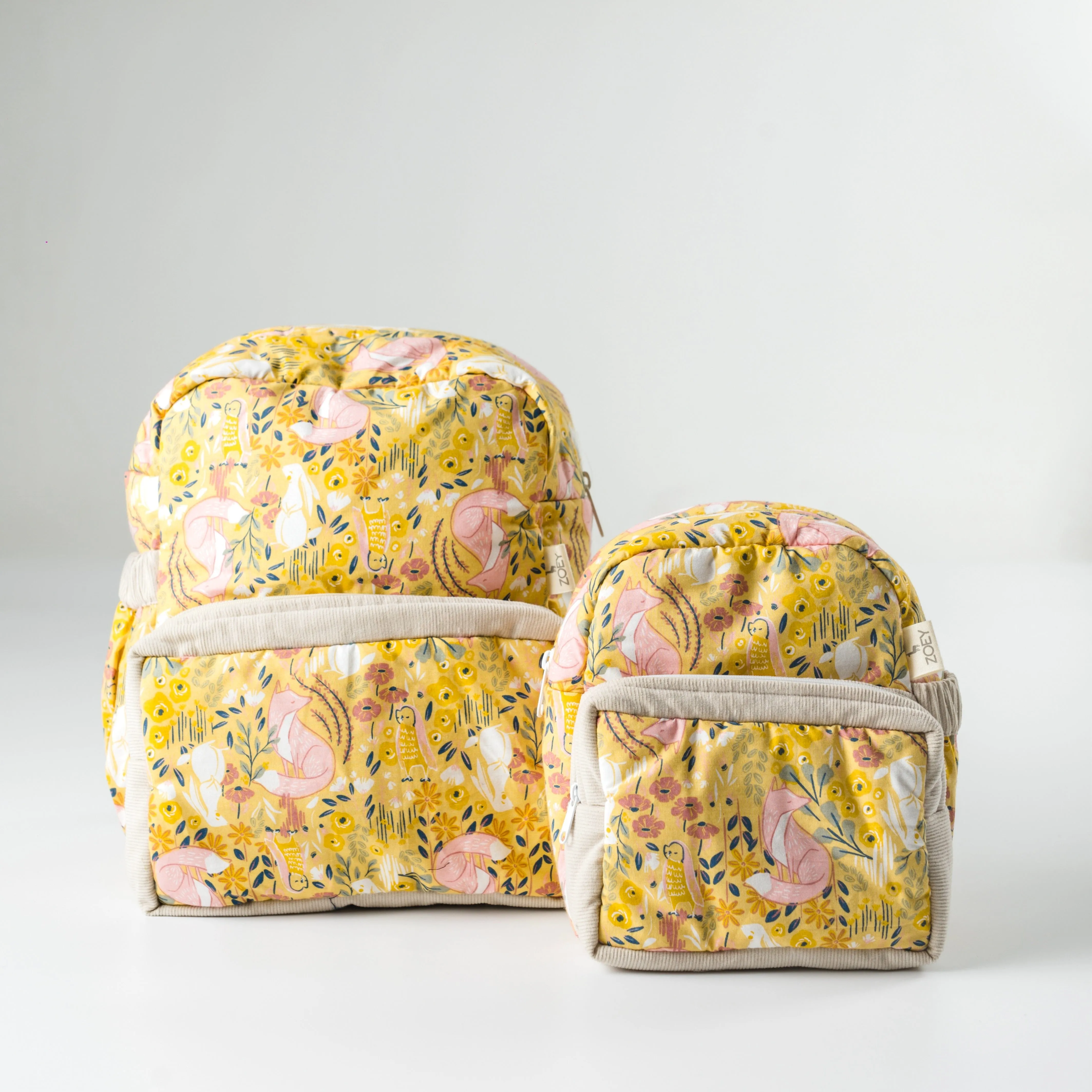 Fox & The Owl School Bag (Personalise)