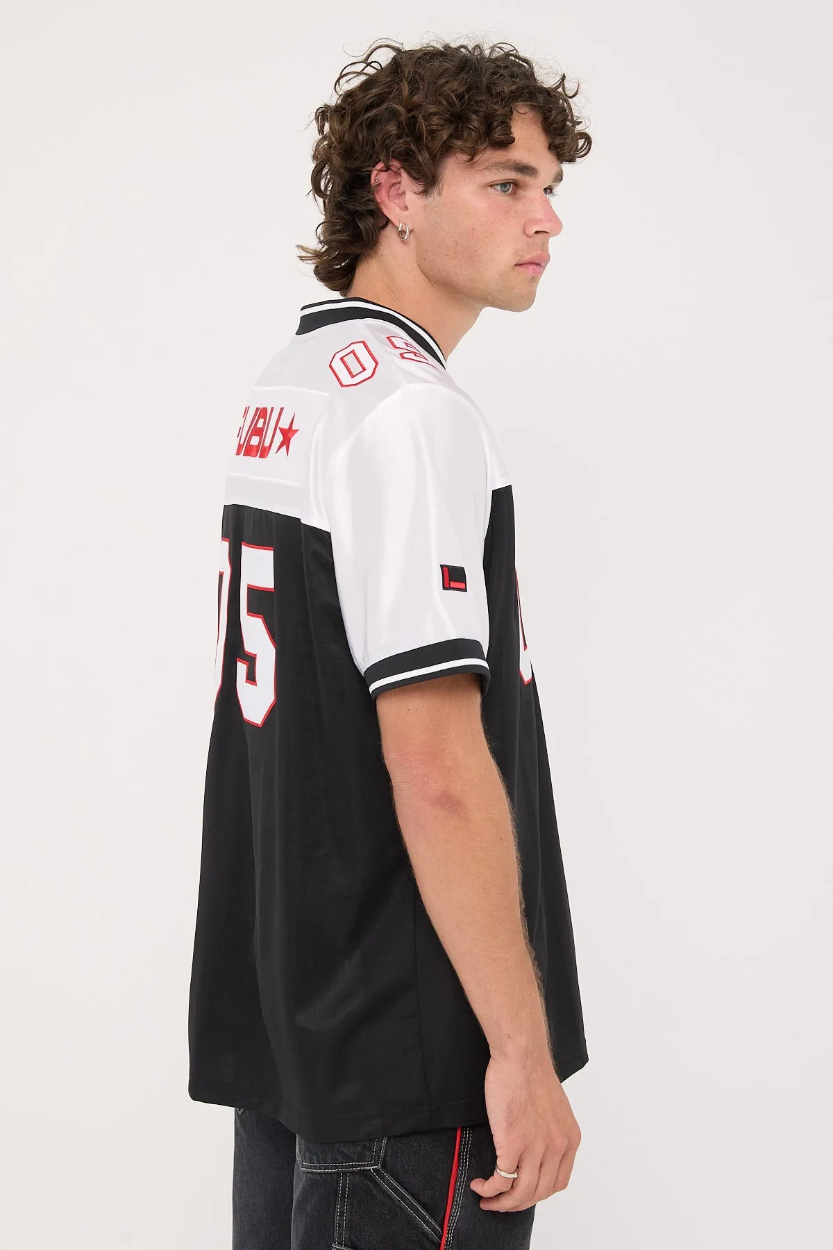 Fubu Corporate Football Jersey Black/White/Red