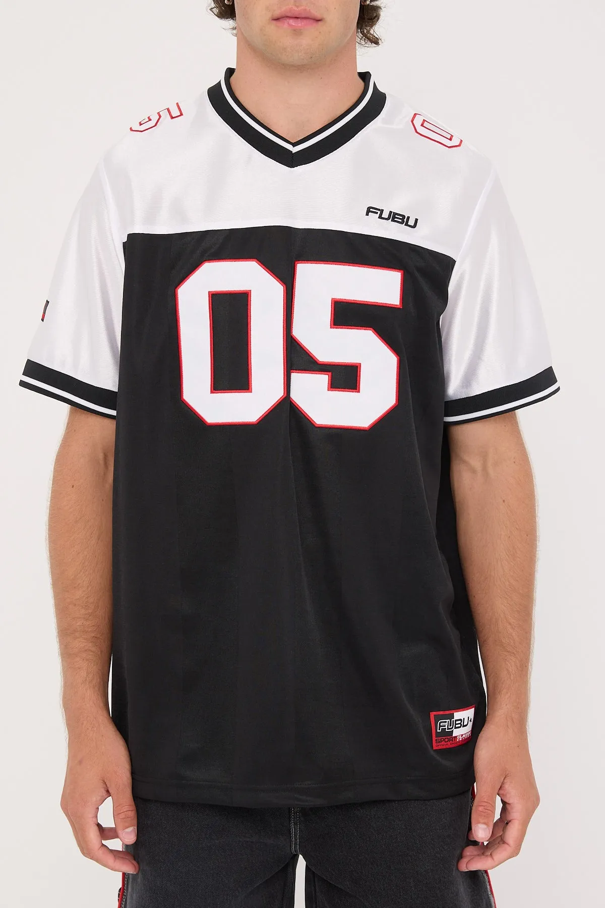 Fubu Corporate Football Jersey Black/White/Red