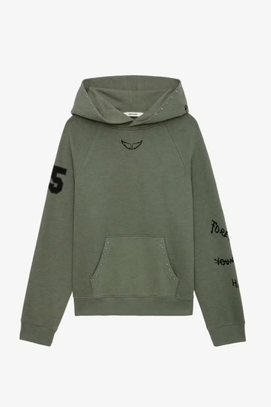 Georgy PMO Multibadge Strass Sweatshirt Grass