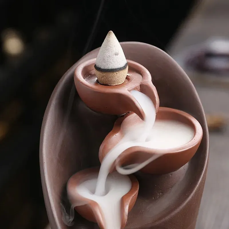 Handmade Waterfall Incense Burner Diffuser