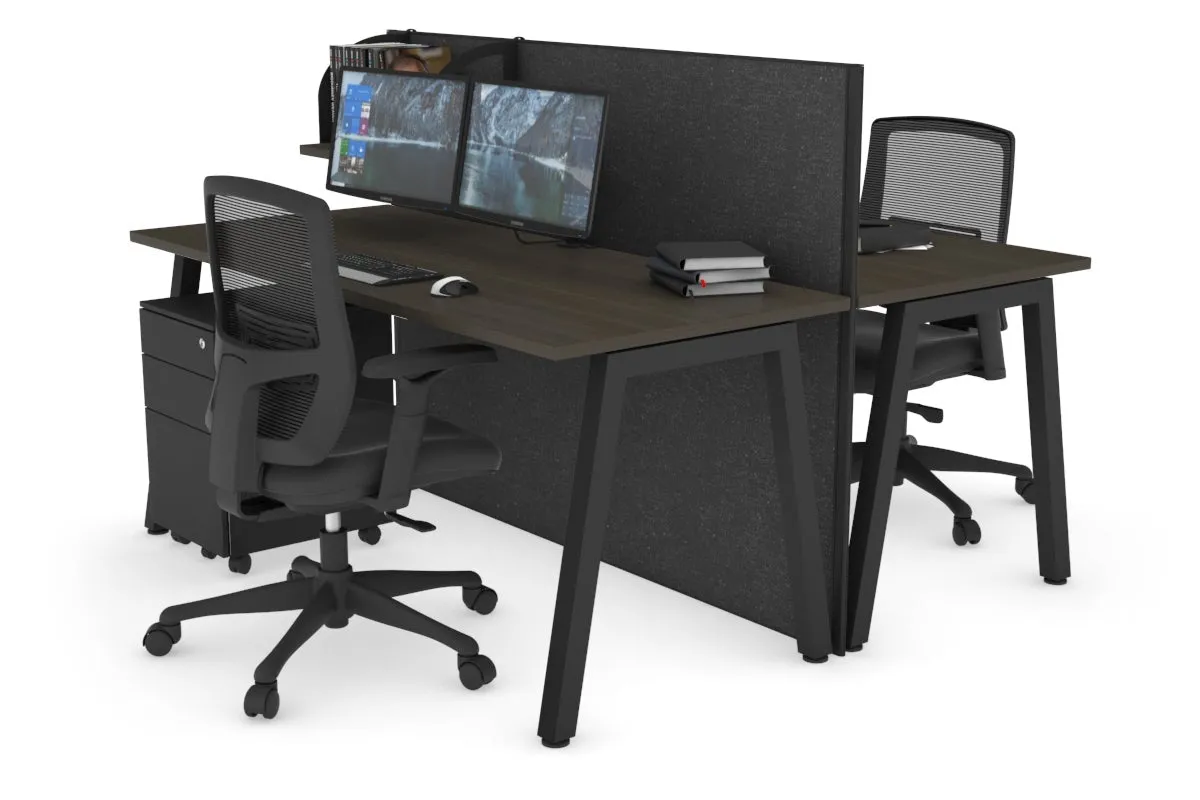 Horizon Quadro 2 Person Bench A Legs Office Workstation [1200L x 700W]