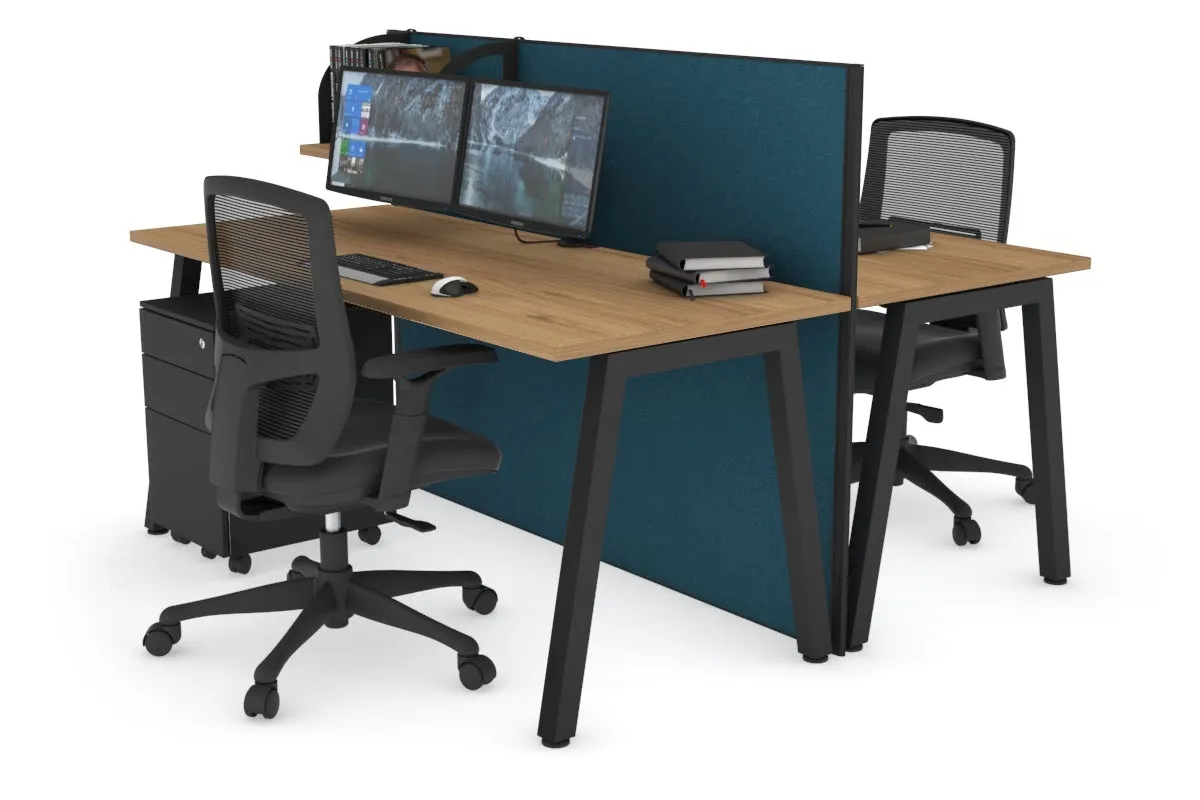 Horizon Quadro 2 Person Bench A Legs Office Workstation [1200L x 700W]