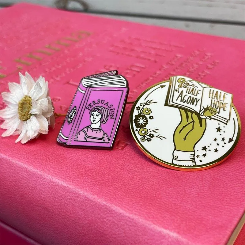 Jane Austen Badges - Persuasion Pair