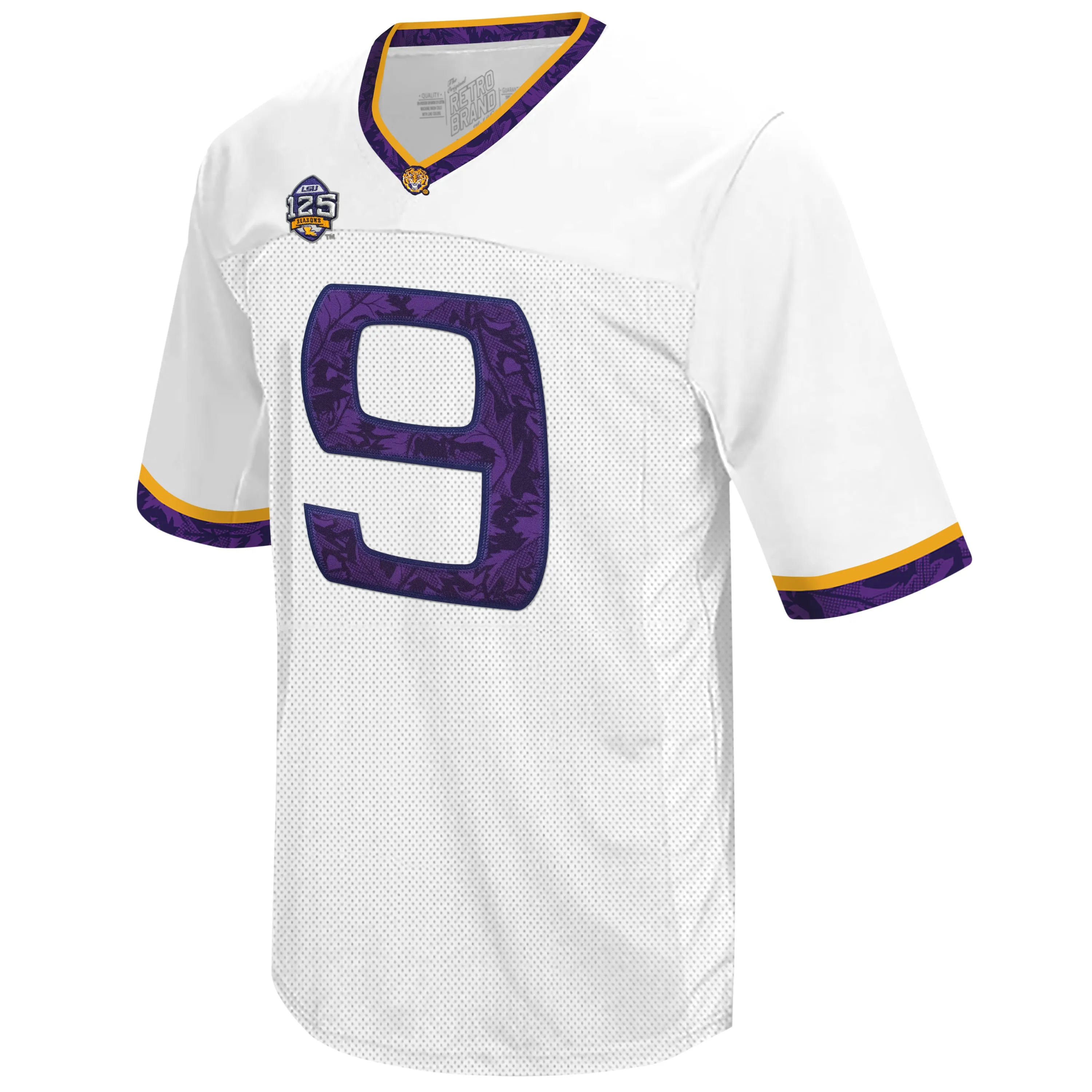 LSU Tigers Joe Burrow Throwback Jersey