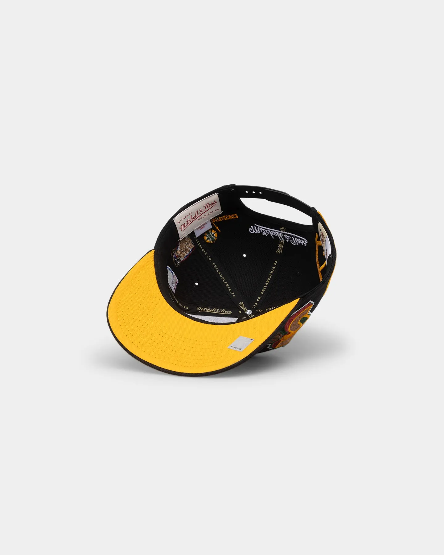 Mitchell & Ness Seattle Supersonics 'Highway' Pro Crown Snapback Black