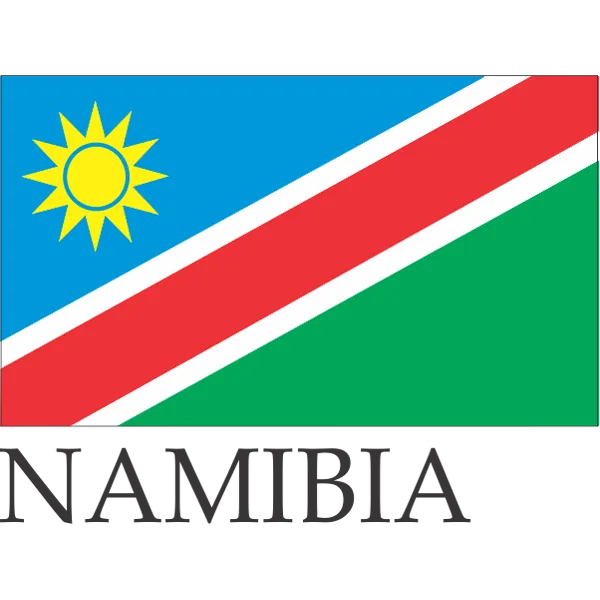 Namibia Embroidered Flag Badge