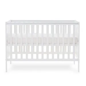 Obaby Bantam Cot - White- Direct Delivery