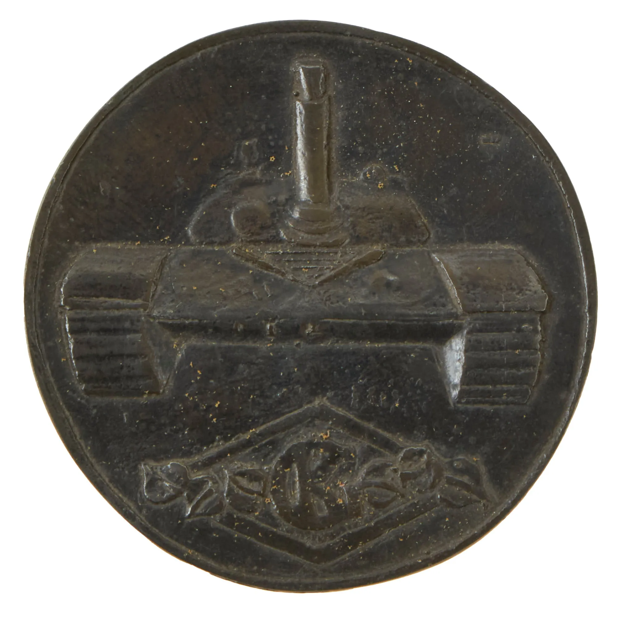 Original Czechoslovakia WWII to Cold War Era Collection of Tank Corps Proficieny Badge and Commemorative Coin Lot of 6 - Formerly A.A.F. Tank Museum Collection