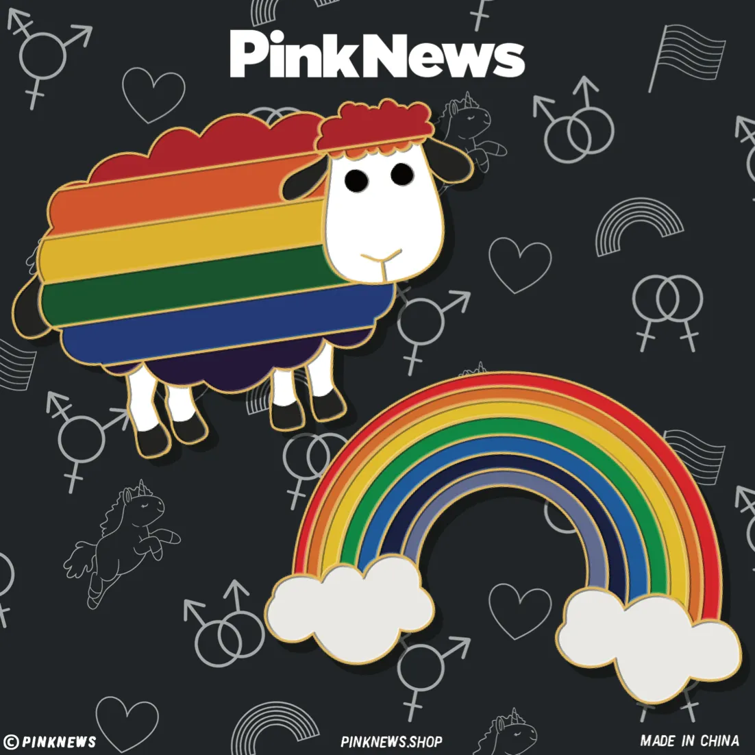 Rainbow Pride Badges
