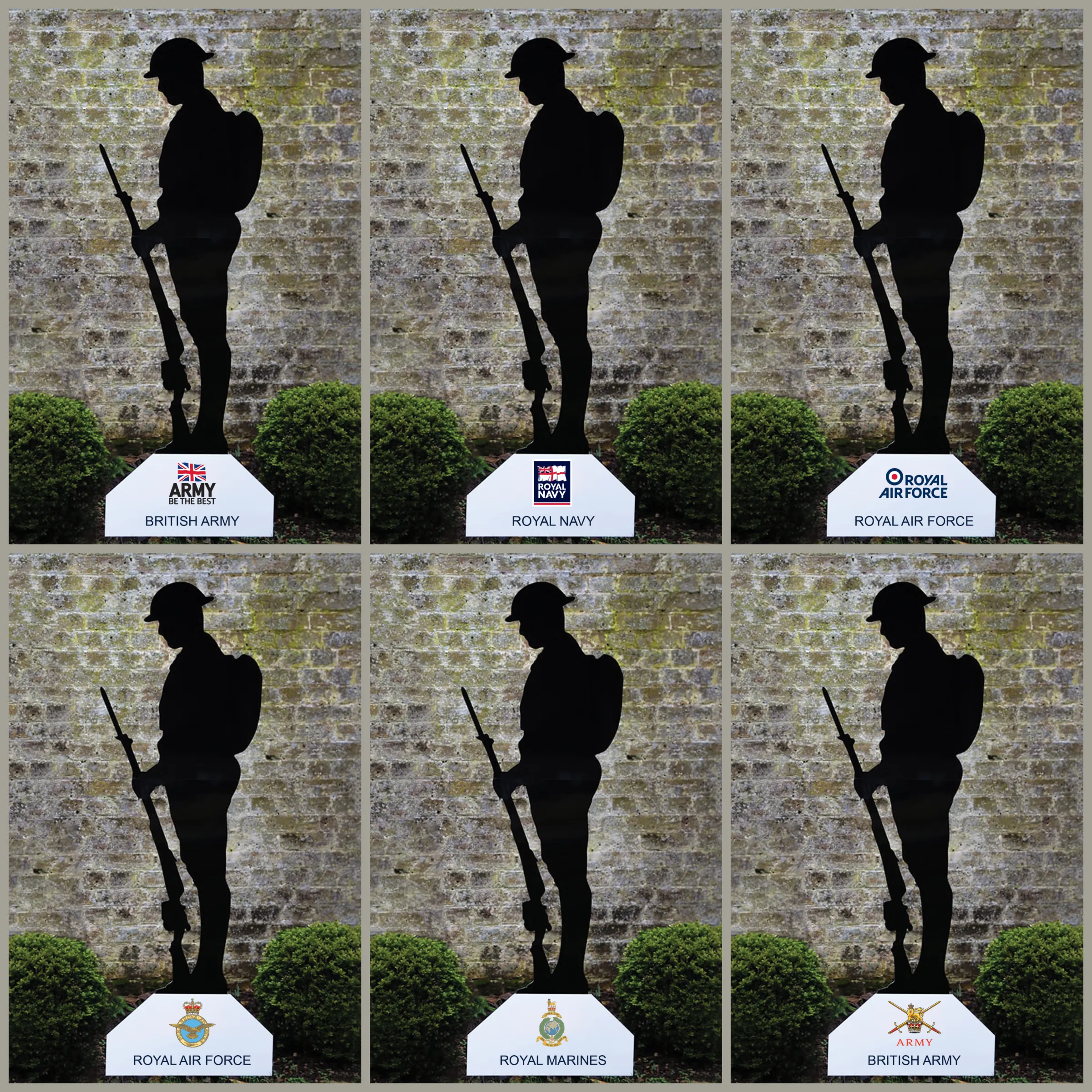 Regimental Unknown Tommy Statue - Left Facing