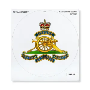 Service Royal Artillery Sticker Badge For Medium Wreath