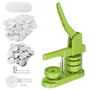 TheLAShop Button Maker Machine   100 Pin Badges(1", 1 1/4", 2 1/4" Options)