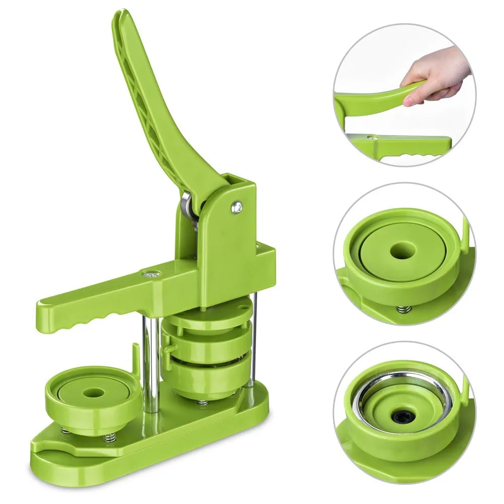 TheLAShop Button Maker Machine   100 Pin Badges(1", 1 1/4", 2 1/4" Options)
